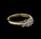 14KT Two-Tone Gold 0.42 ctw Diamond Ring