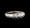 14KT White Gold 1.25 ctw Aquamarine Ring