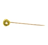 Pearl Stick Pin - 14KT Yellow Gold