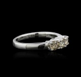 14KT White Gold 0.75 ctw Diamond Ring