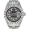 Rolex Ladies Stainless Steel Quickset Meteorite Diamond Lugs Jubilee Datejust Wr