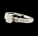 0.98 ctw Diamond Ring - 14KT White Gold