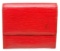 Louis Vuitton Red Epi Leather Elise Wallet