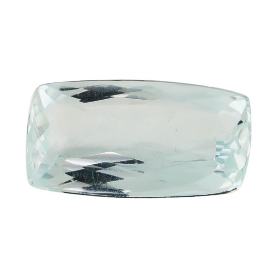 3.03 ct.Natural Rectangle Cushion Cut Aquamarine