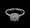 1.27 ctw Diamond Ring - 14KT White Gold