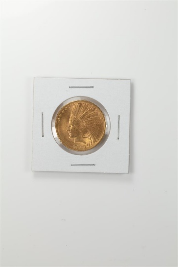 1910-D $10 Indian Head Eagle Gold Coin