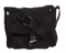 Prada Black Nylon Leather Crossbody Flap Bag