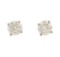 1.08 ctw Diamond Stud Earrings - 14KT Rose Gold