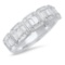 18K White Gold 0.91CTW Diamond Ring, (VS/G)