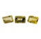 24.04 ctw.Natural Emerald Cut Citrine Quartz Parcel of Three