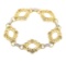 1.18 ctw Diamond Bracelet - 18KT Yellow Gold