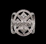 1.31 ctw Diamond Ring - 14KT White Gold