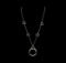 1.01 ctw Diamond Necklace - 14KT White Gold