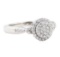 0.50 ctw Diamond Ring - 14KT White Gold