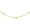 0.7 ctw Diamond Necklace - 14KT Yellow Gold