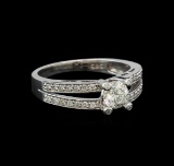 0.77 ctw Diamond Ring - 14KT White Gold