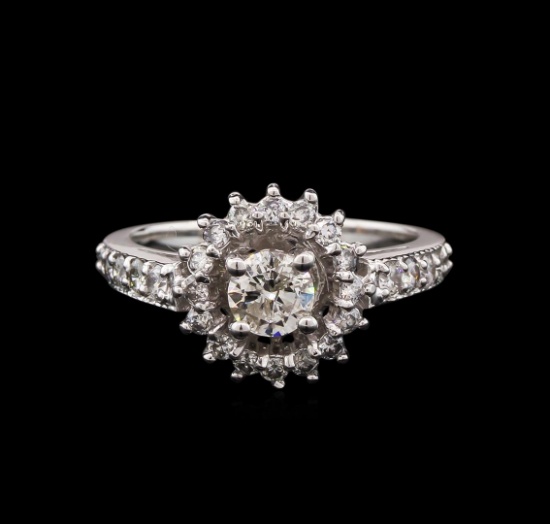 1.01 ctw Diamond Ring - 14KT White Gold