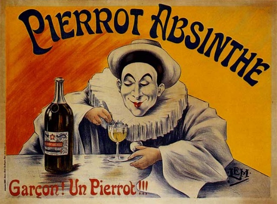 Lucien Mï¿½tivet - Pierrot Absinthe Garcon