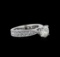 3.04 ctw Diamond Ring - 18KT White Gold