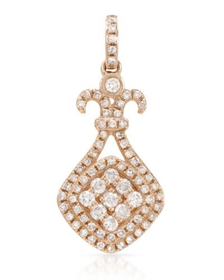 14k Rose Gold 0.43CTW Diamond Pendant, (I1/I)