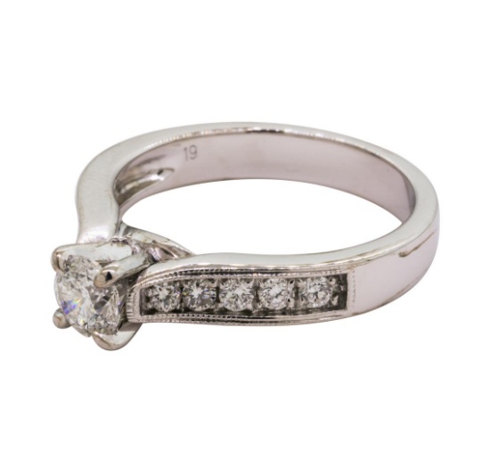 0.75 ctw Diamond Ring - 14KT White Gold