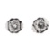 0.40 ctw Diamond Stud Earrings - 14KT White Gold