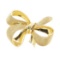 Bow Pin - 14KT Yellow Gold