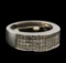 1.7 ctw. Diamond Ring-14KT White Gold