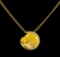 Carrera y Carrera 0.40 ctw Diamond Necklace - 18KT Yellow Gold