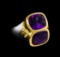 Crayola 8.90 ctw Amethyst Ring - .925 Silver