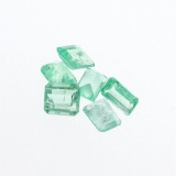5.21 cts. Natural Emerald Cut Emerald Parcel