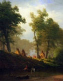 Wolf River, Kansas by Albert Bierstadt