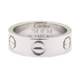 Cartier Love Ring - 18KT White Gold