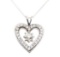 1.23 ctw Diamond Pendant And Chain - 14KT White Gold