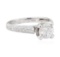 1.50 ctw Diamond Ring - 18KT White Gold