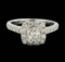 14KT White Gold 1.54 ctw Diamond Ring