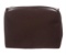 Salvatore Ferragamo Brown Canvas Leather Pouch