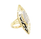 0.50 ctw Diamond Ring - 14KT Yellow Gold