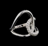 0.32 ctw Diamond Ring - 14KT White Gold