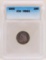1833 Capped Bust Dime Coin ICG MS62