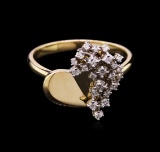 0.30 ctw Diamond Ring - 14KT Yellow Gold