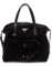 Prada Black Nylon Leather Tote Shoulder Bag