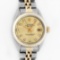 Rolex Ladies 2 Tone 14K Champagne Diamond 26MM Datejust Wristwatch