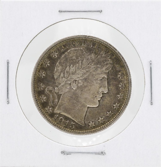 1915D Barber Head Quarter Silver Coin