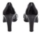 Fendi Black Patent Leather Peep Toe Buckle Heels 36.5