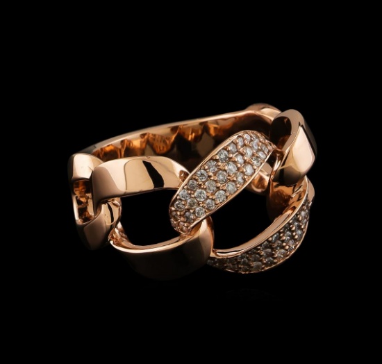 0.41 ctw Diamond Ring - 14KT Rose Gold