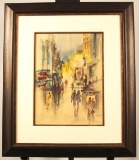 Original Watercolor By Listed Artist Won Hoe