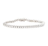 2.05 ctw Diamond S Style Tennis Bracelet