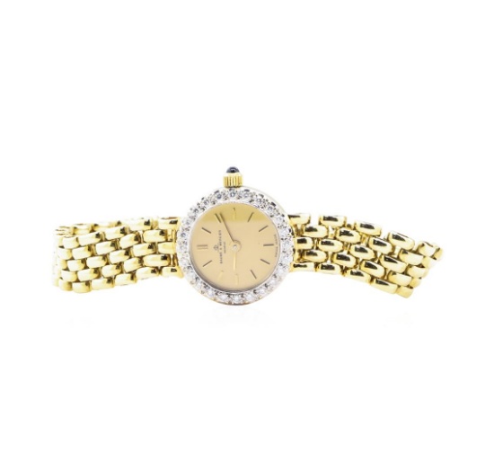 0.19 ctw Diamond-set Baume-Mercier Wrist Watch - 14KT Yellow Gold