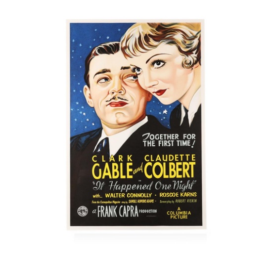It Happened One Night Recreation 1 Sheet Movie Poster